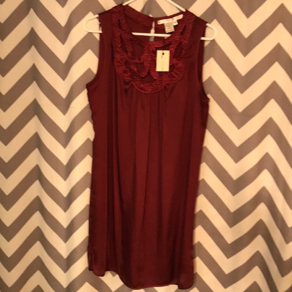 Burgundy dream dress